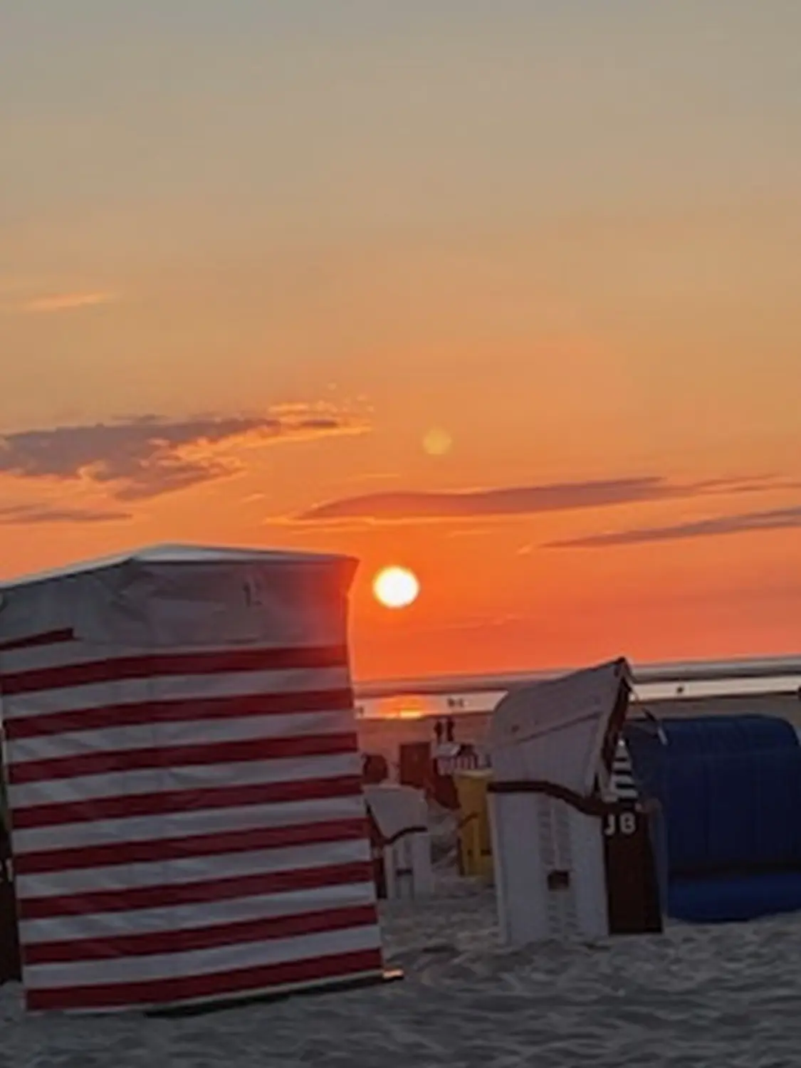 Sonnenuntergang bei Pension Janssen